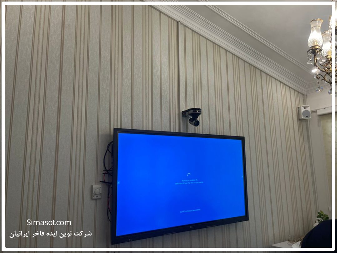 سالن کنفرانس شرکت نوین ایده فاخر ایرانیان مشاوره، طراحی و اجرا سیستم کنفرانس سنهایزر و سسیستم ویدئو کنفرانس با دوربین FULLHD