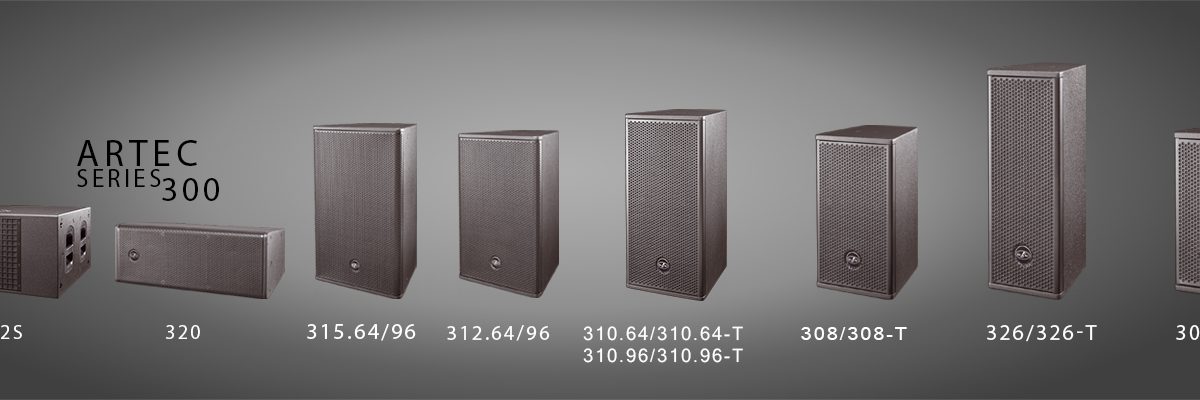 artec-300-series - بلندگو های دکوراتیو، پسیو، ساب ووفر، لاین اری سری DAS AUDIO ARTEC 300