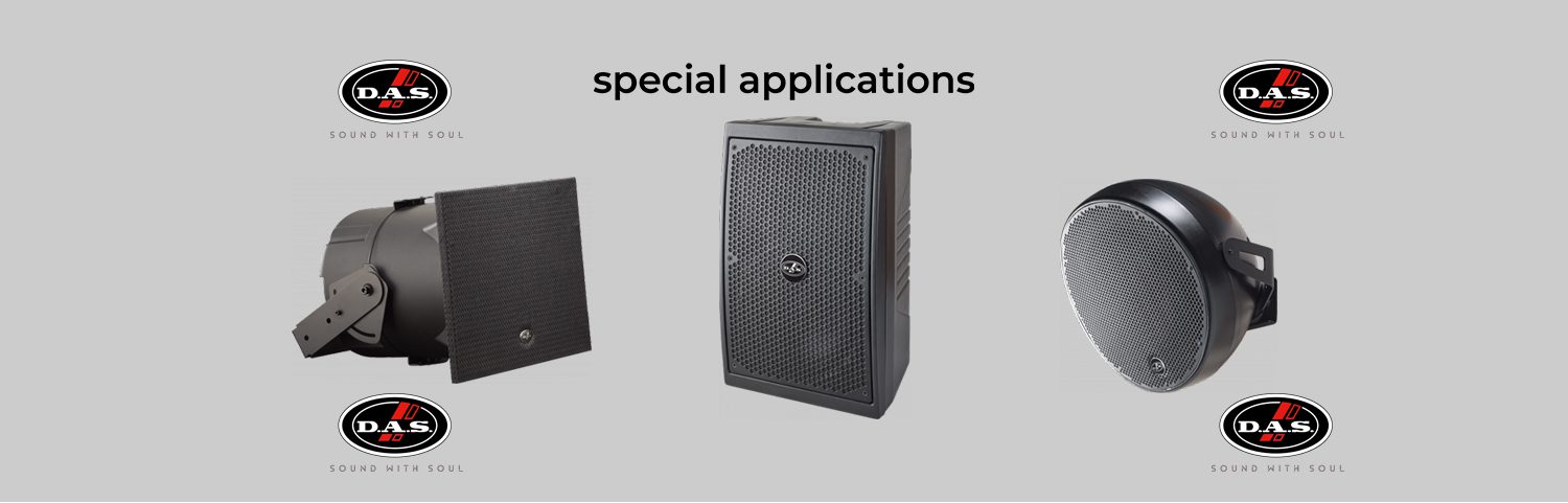 سری بلندگو های ضد آب و دکوراتیو DAS AUDIO SPECIAL APPLICATION