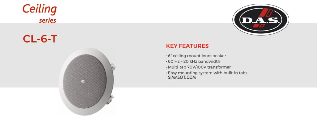 خرید بلندگو سقفی DAS CEILING CL-6T