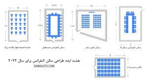 8 ایده طراحی سالن کنفرانس برای سال 2022|برای هرگونه سؤال یا برای شروع طراحی سالن کنفرانس خود با ما تماس بگیرید|سیستم کنفرانس|سالن همایش